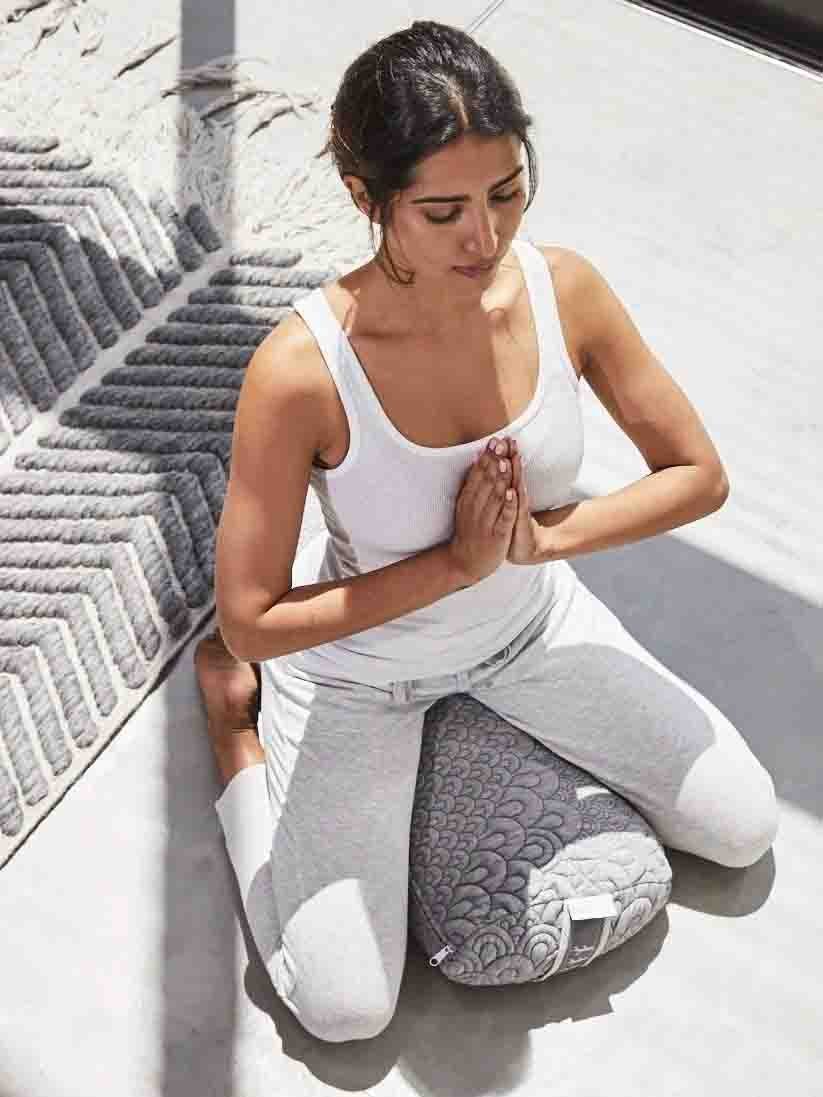 Brentwood Home Buckwheat Yoga Bolster